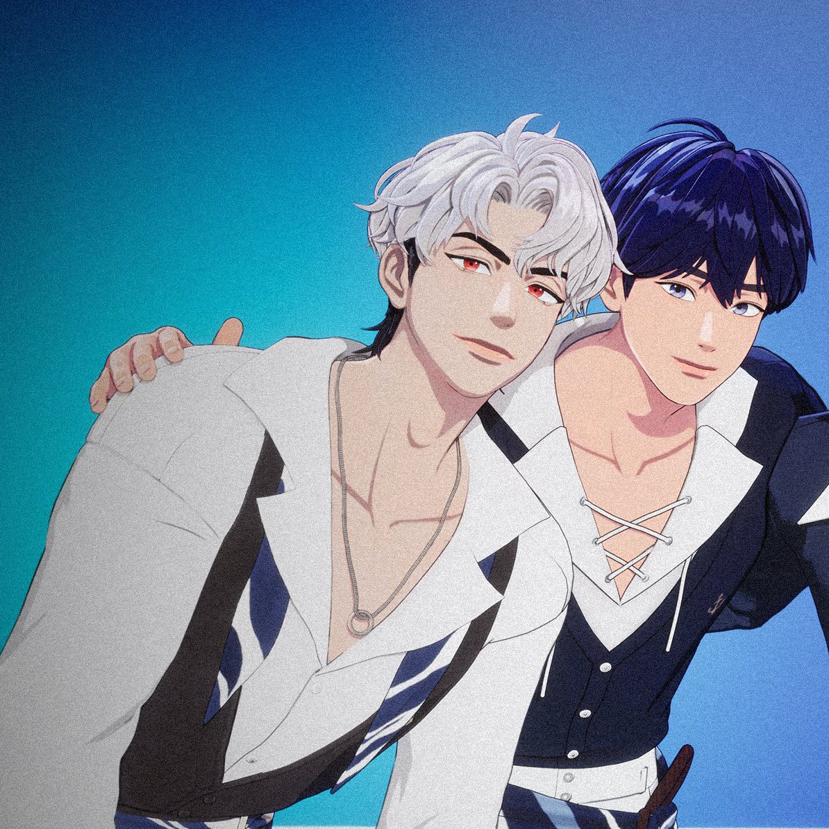 suminunni's tweet photo. Hands on his shoulders 🥰 https://t.co/z6HoQpMIGM