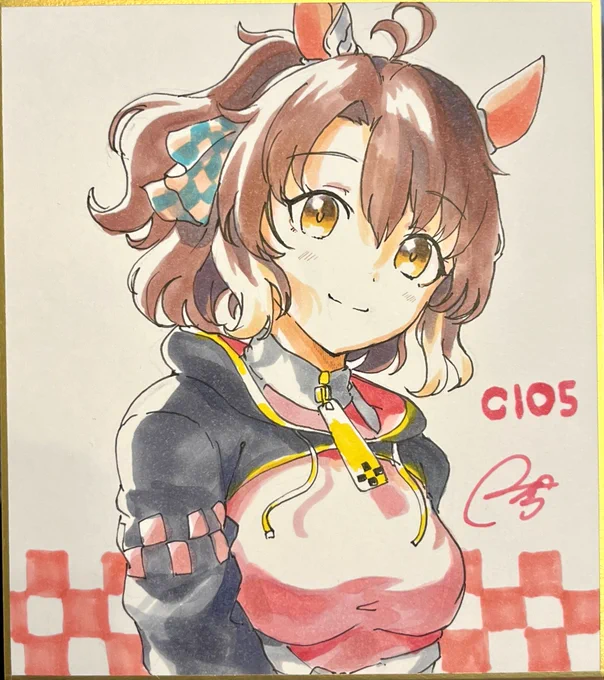 会場限定色紙① ダンツフレーム