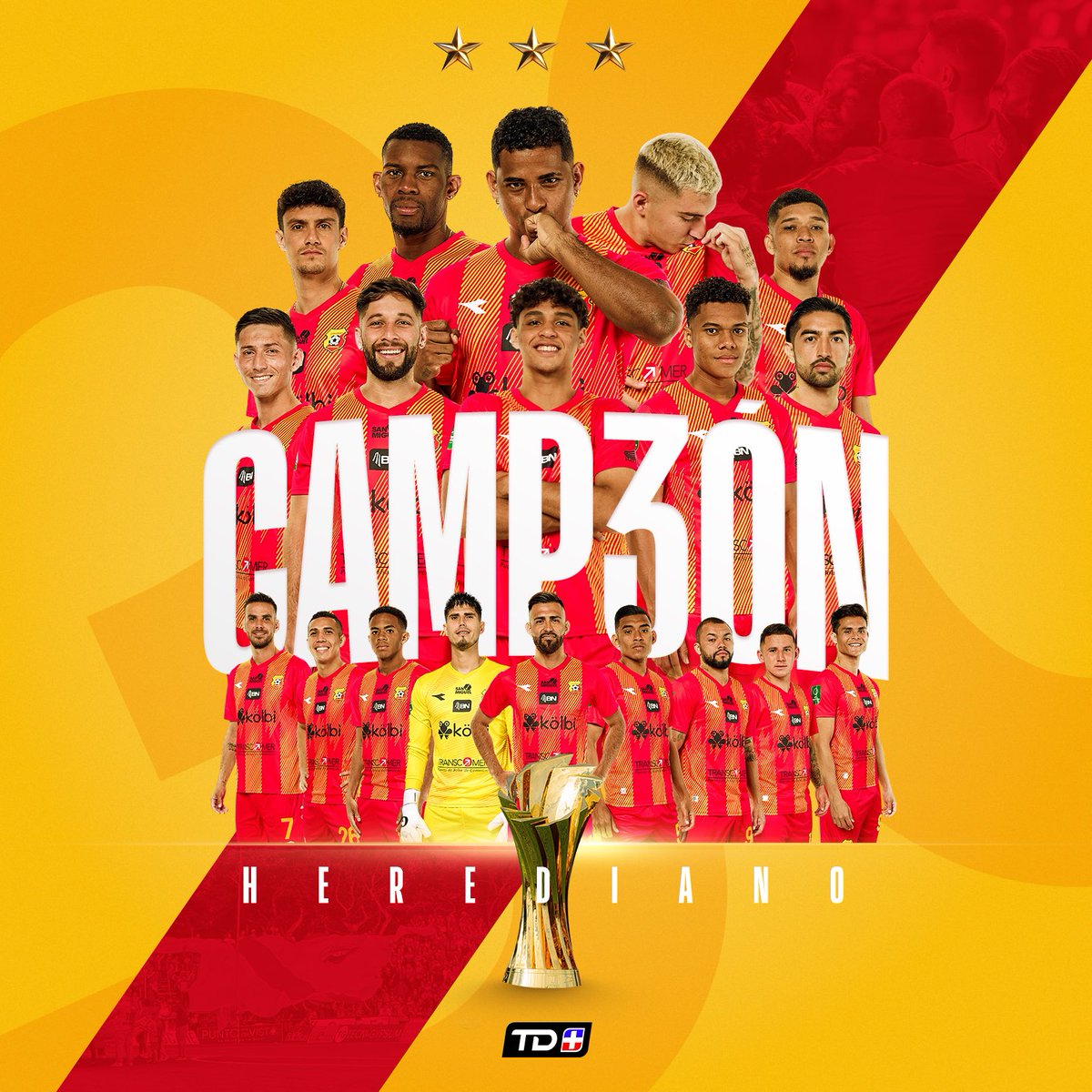 En tu casa, con tu gente ¡Herediano llega al título 30!