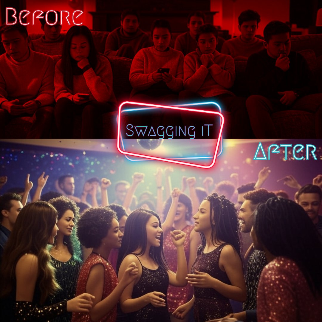 New Year’s parties without my latest single #SwaggingIt? Not the vibe... 🎉🔥🎉🥳🥳👿 

#NYE #housemusic #FridayVibes