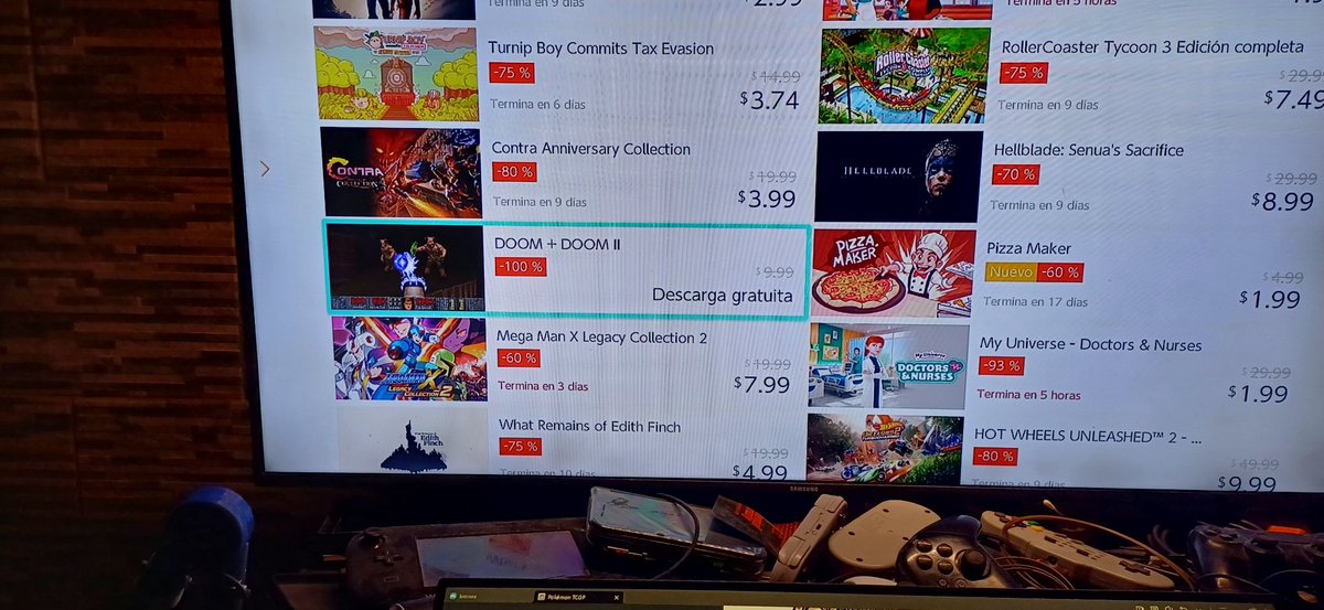 armandomendezga's tweet photo. @BehindTGames doon 1y2 gratis algunas le sale así tienda eeuu https://t.co/48inEPSDl5