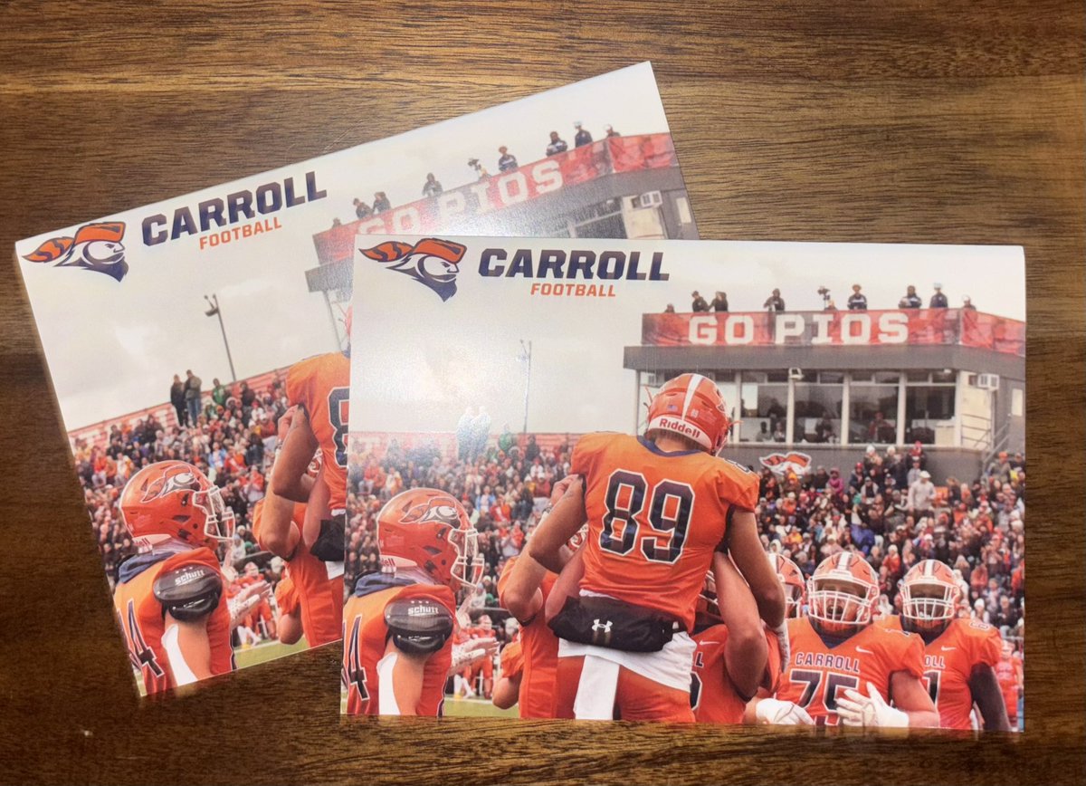 Lin Corthran (@lincorthran) on Twitter photo Thank you to <a href="/CoachBuddah/">Mike Budziszewski</a> and <a href="/OLCoach_Ack/">Coach Ken Ackerman</a> for the handwritten letters! <a href="/piofootball/">Carroll U Football</a> Thank you to <a href="/CoachBuddah/">Mike Budziszewski</a> and <a href="/OLCoach_Ack/">Coach Ken Ackerman</a> for the handwritten letters! <a href="/piofootball/">Carroll U Football</a>