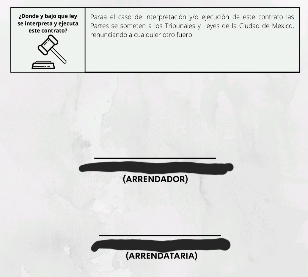 renatogironloya's tweet photo. Una propuesta visual y estructuralmente novedosa para presentar contratos. 
Sin duda abona al entendimiento y comprensión. Considero puede ser también una alternativa futura para sentencias. https://t.co/LKfBkJSAd7
