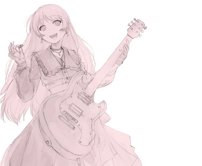 Blueskyに投稿していたWIP画像 #MyGO #千早愛音