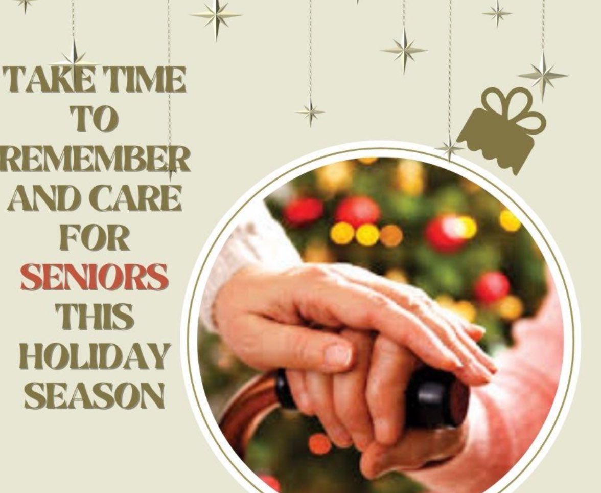 "This #Christmas2024 let’s take a moment to cherish the wisdom &amp; warmth of our elders. Whether it's sharing stories, enjoying a cup of ☕️ together, or simply offering a 🤚 to hold, every gesture makes the season brighter for them. Let’s spread extra ❤️, kindness, &amp; patience #yqg