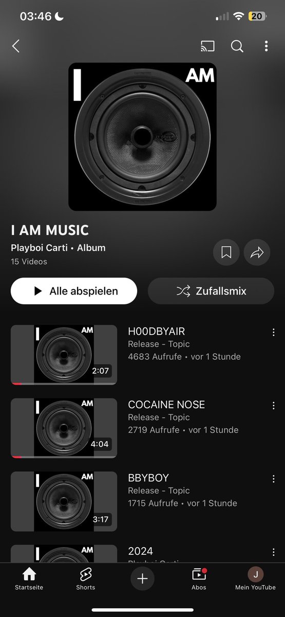#playboicarti album on yt?
#IAMMUSIC