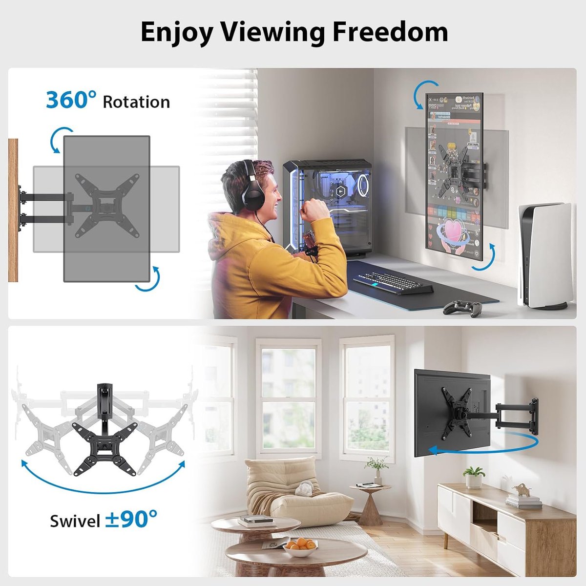 TrendyDeal52's tweet image. Optimize your viewing experience with Pipishell TV Wall Mount, now just $17.99 with 28% off for a limited time deal! 

sovrn.co/06u9fue

 #FullMotionMount #SturdySupport #ExclusiveSavings