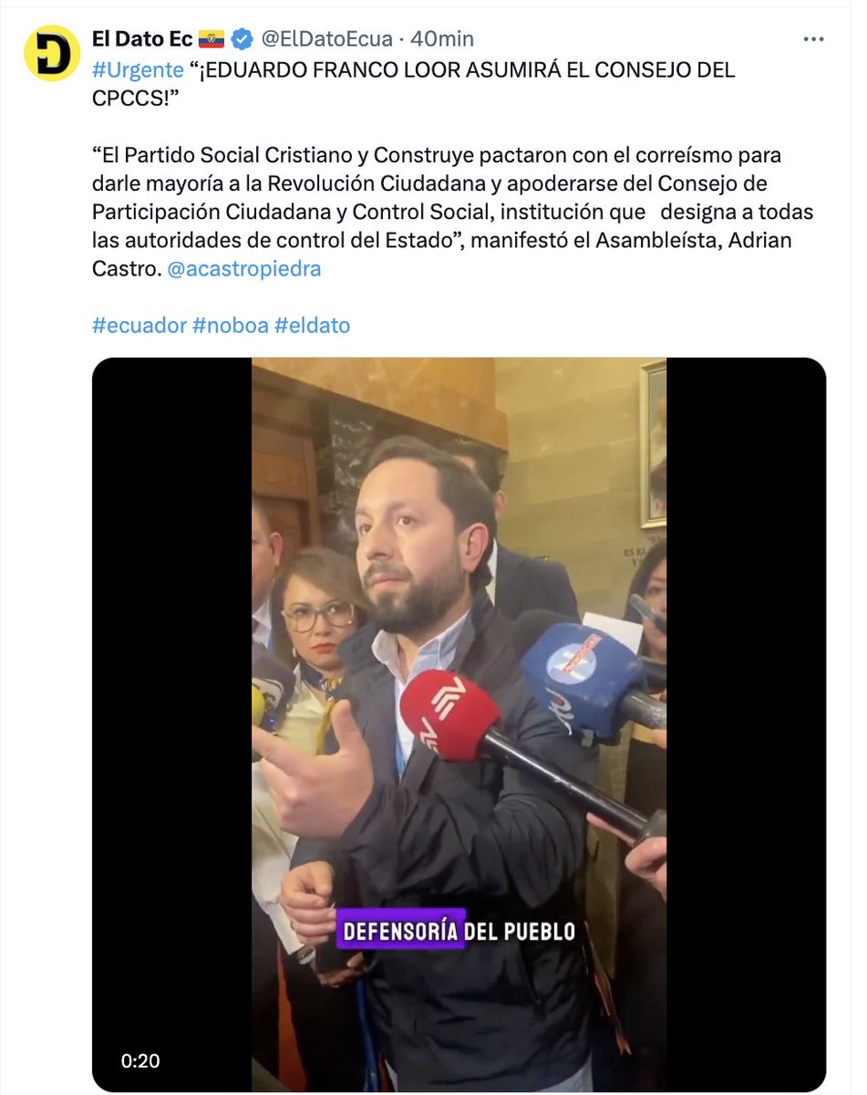 Preguntemos al vocero de gobierno <a href="/acastropiedra/">Adrian Castro (El ShunGo)</a>  que con histrionismo habló de vergüenza hoy:

1.- ¿No fue Guarderas el que sentó a Godoy en la Judicatura?

2.- ¿Con qué votos preside Viviana Veloz la Asamblea Nacional?

3.- Pamela Aguirre es Presidenta de la Comisión de