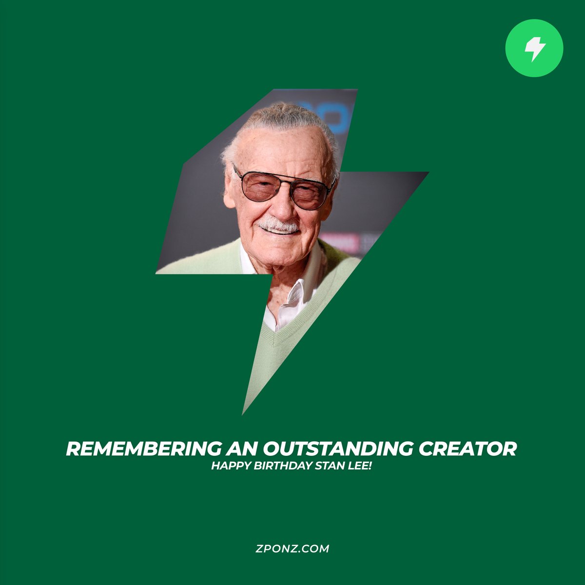 ZPONZAPP's tweet photo. Remembering an Outstanding Creator: Happy Birthday Stan Lee! Β
This December, We Celebrate an American comic book writer, editor, publisher and producer. He rose through the ranks of a family-run business called Timely Comics which later became Marvel Comics.
#ZPONZ #ZPONZBirthday #TheGreat #remembering #legends #ZPONZApp