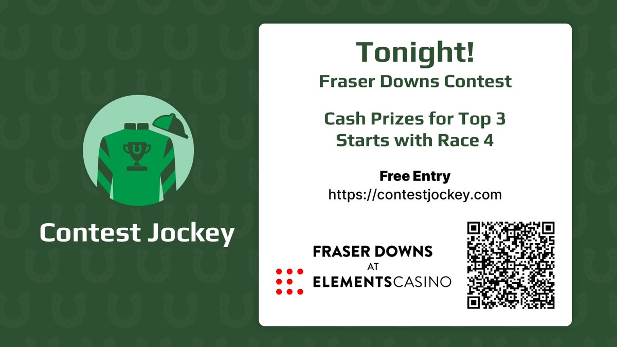 playcontests's tweet image. It is @FraserDowns  closing night tonight! 

Contest is underway in just over an hour.

FREE Entry with cash prizes for the top 3 finishers. Sign up here: contestjockey.com/contest/fraser…