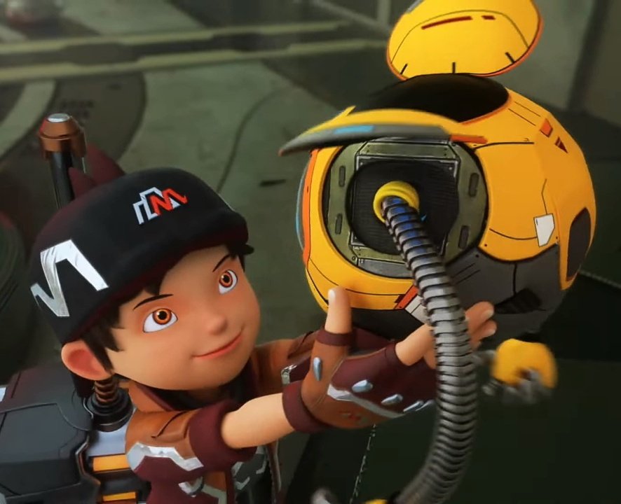 runalooner's tweet photo. "Ochobot adik BoBoiBoy" becomes canon, I- 🥺🥺🥺 https://t.co/SFpvEbHEZd