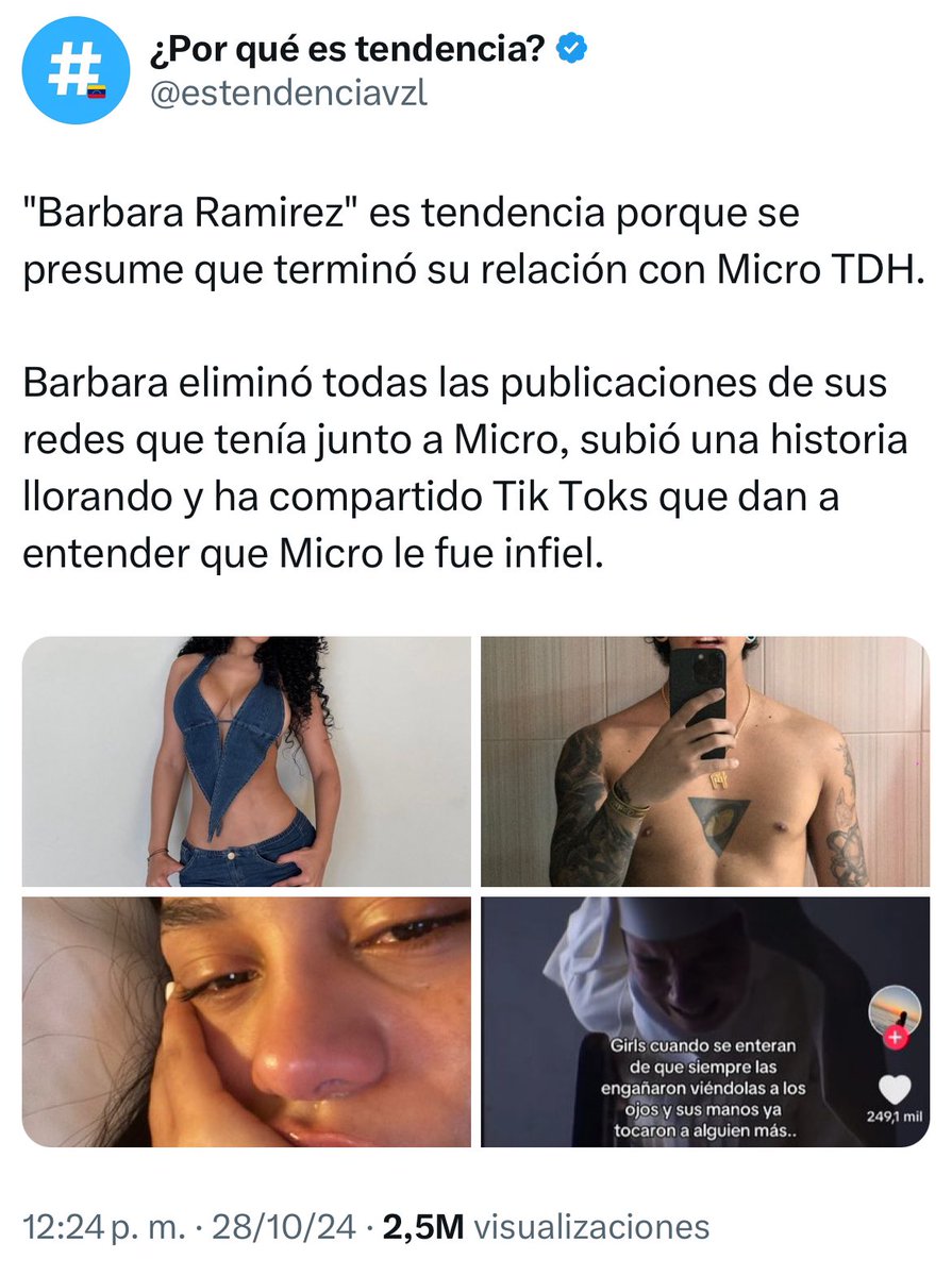 ¿Por qué es tendencia? tweet media