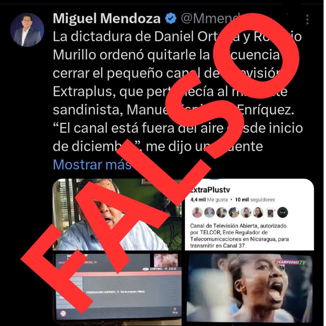 Una publicación falsa, hecha por una persona malintencionada.

#Fake #fakenews