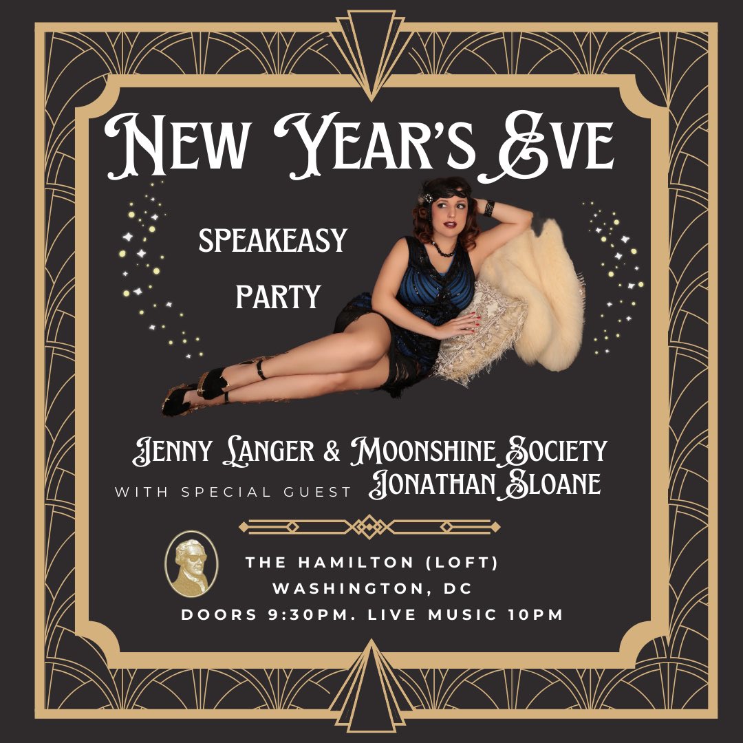 Tickets to our New Year’s Eve Party in The Loft (Speakeasy attire encouraged) ft music by Moonshine Society are selling fast. This event is strictly 21+

Grab your tickets: 

wl.seetickets.us/event/jenny-la…