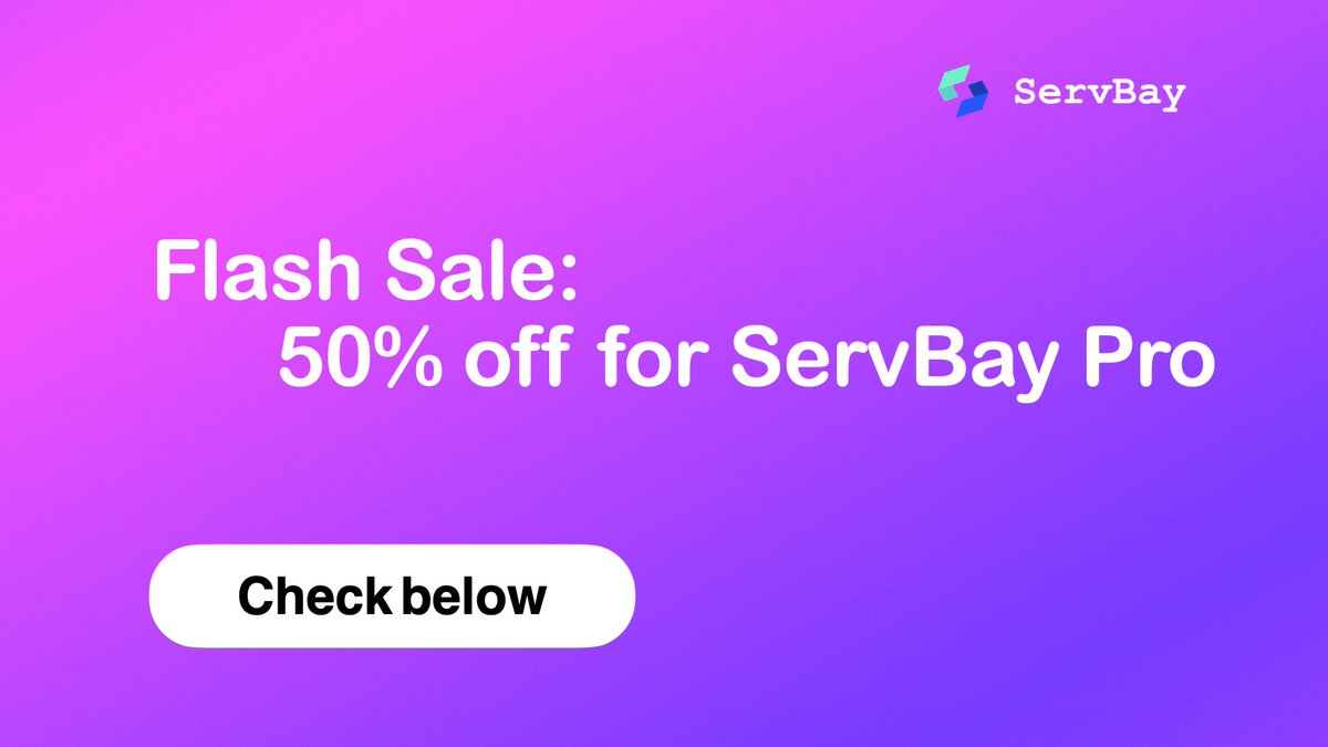 ServBayDev's tweet image. Great new! 
#ServBay Flash Sale: 50% off for ServBay Pro!
To allow more users to enjoy ServBay&apos;s powerful and convenient features, we have decided to launch a limited-time discount event! For more information, please check the link below⬇️👇
#php #node #caddy #nginx #webdev
