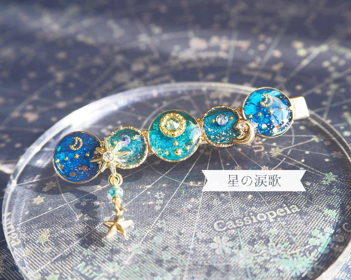 ☪︎*·̩͙ 星空アクセサリー作家kei tweet media