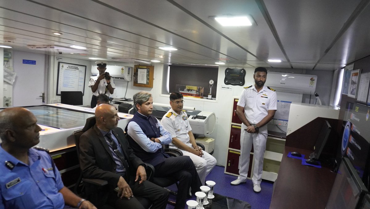 SpokespersonNavy (@indiannavy) on Twitter photo #INSSarvekshak, Hydrographic Survey ship of the #IndianNavy arrived at Port Louis,#Mauritius on #26Dec 24. The ship was received by Shri Anurag Srivastava, <a href="/HCI_PortLouis/">India in Mauritius</a>, Capt C G Binoop, Comdt Mauritius National Coastguard & other military & civil dignitaries.
A preliminary #INSSarvekshak, Hydrographic Survey ship of the #IndianNavy arrived at Port Louis,#Mauritius on #26Dec 24. The ship was received by Shri Anurag Srivastava, <a href="/HCI_PortLouis/">India in Mauritius</a>, Capt C G Binoop, Comdt Mauritius National Coastguard & other military & civil dignitaries.
A preliminary