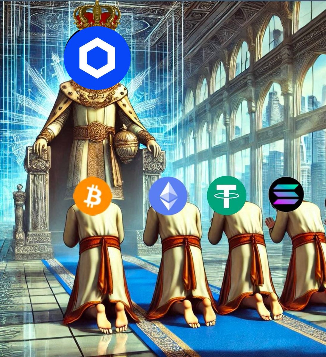UPUPSOON's tweet image. $LINK fixes everything