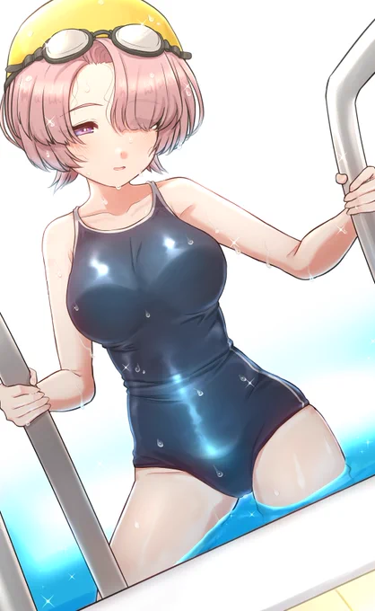 #寒い時こそ水着絵を貼ろう 