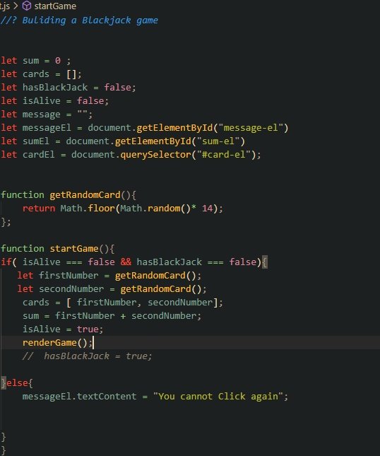 Info_Prashis's tweet image. Today, I learned about loops, arithmetic operations, conditions, and many other concepts in JavaScript. Using everything I learned, I completed my project called the Blackjack game.
#javascript 
#learn_programming