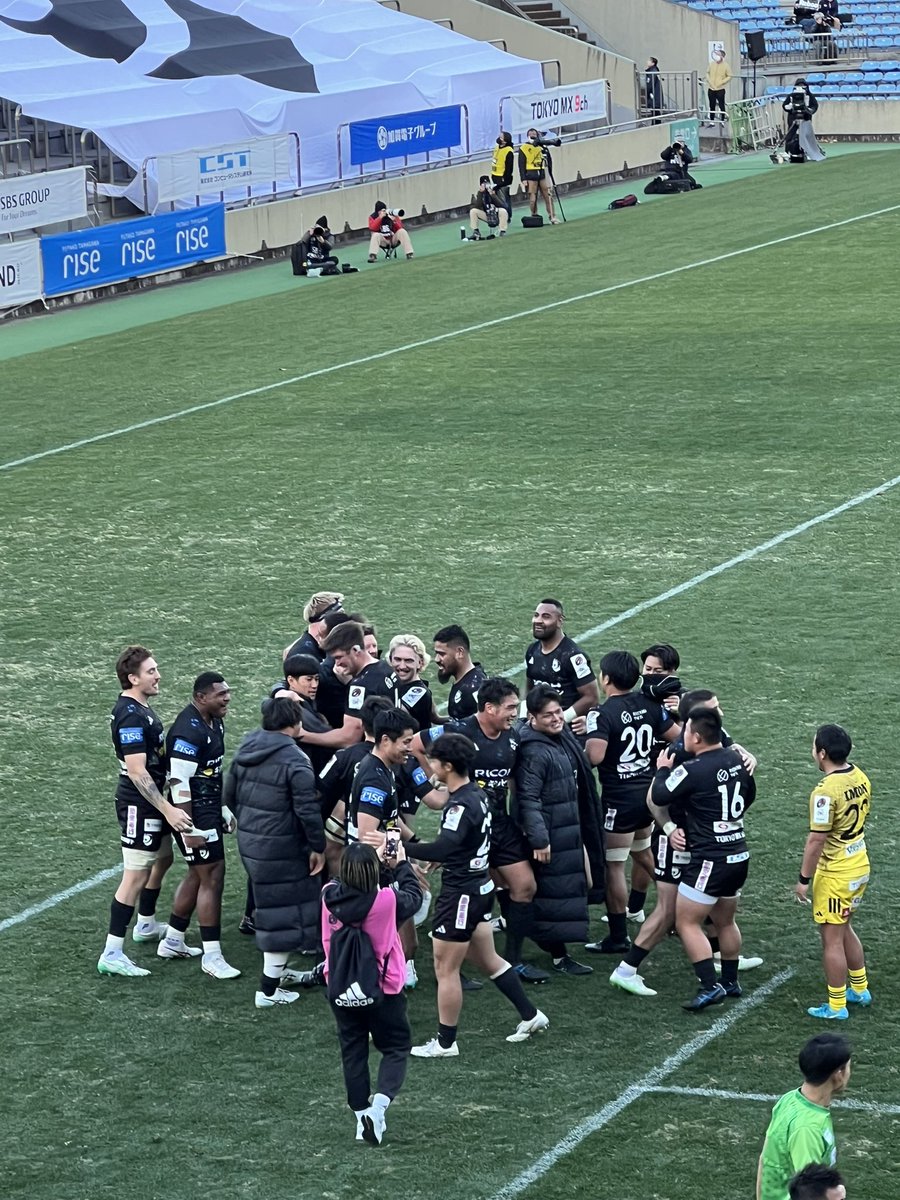 勝ちました！

いい試合をありがとう！

#ブラックラムズ東京