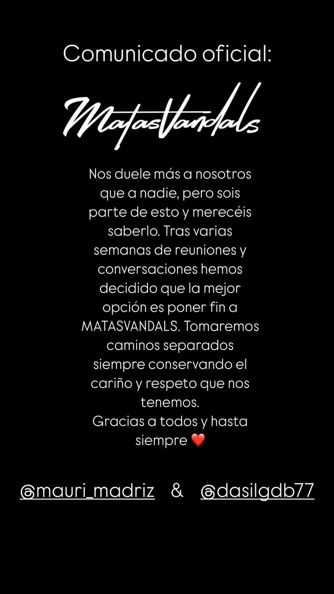 MauriMadriz's tweet image. 💔 @MATASVANDALS_