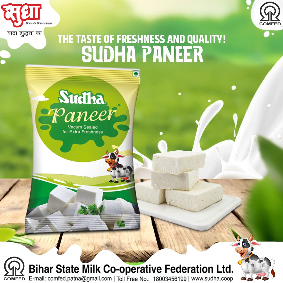 COMFED_Sudha's tweet photo. Your daily dose of protein power & a Fresh health supplement!!
✌🏻Enjoy your favourite Delicacies with #Sudha_Paneer for a healthier & tastier way of life 🫰🏻
सुधा: वादा शुद्धता का 🐄
#PaneerLovers #SudhaDairy #comfedsudha #MatarPaneer #ShahiPaneer #trendingpost #viralpost https://t.co/2DuE0d17mh