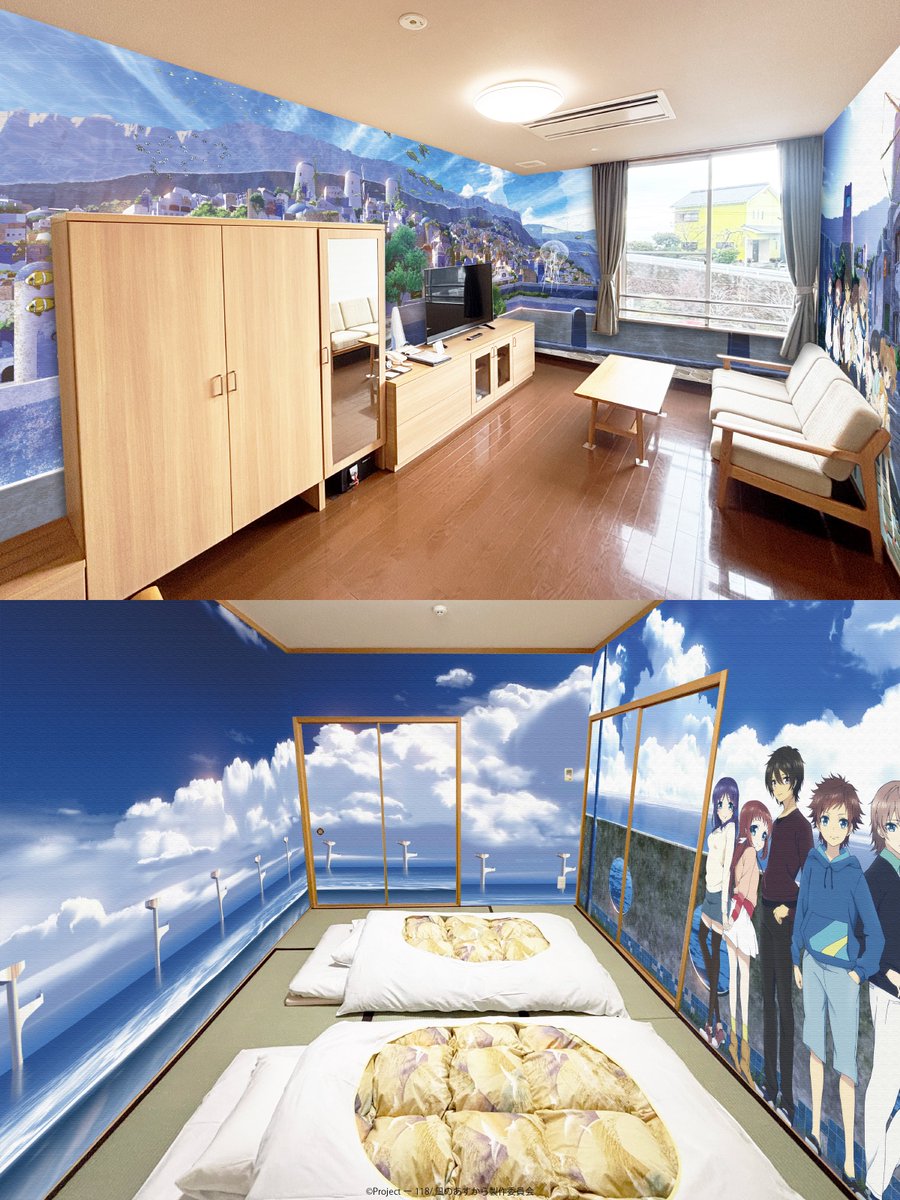 naginoasukara's tweet photo. 🫧 *･゜ﾟ･*:.｡..｡.:*･

    #凪のあすから ×  熊野市
　　       コラボ施策⑦
   ＜コラボホテル202号室＞

　　　　　　*･゜ﾟ･*:.｡..｡.:*･🫧

「ホテル海ひかり」の202号室にて
凪のあすからの世界観を表現✨

📅ホテル予約開始：2024.12.30 9:00〜

📘詳細
https://t.co/cSFeKCVQkA https://t.co/KzGe2iHoXc