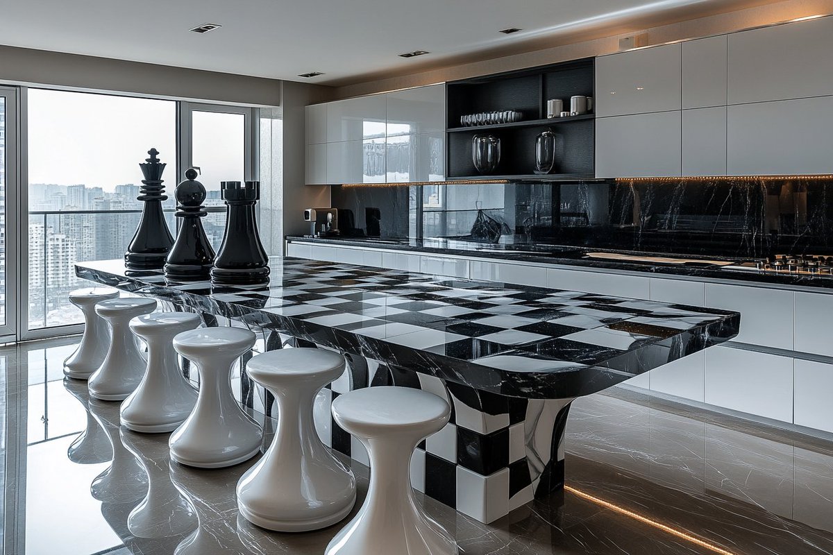 aici_interiors's tweet image. The Prestige Chessboard Kitchen Island, designed by AICI
Full Project & More Designs:
behance.net/gallery/215610…
#LuxuryKitchenIsland #ChessboardDesign #CustomKitchenIsland #ArtisticInteriors #ModernLuxuryDesign #KitchenIslandInspiration