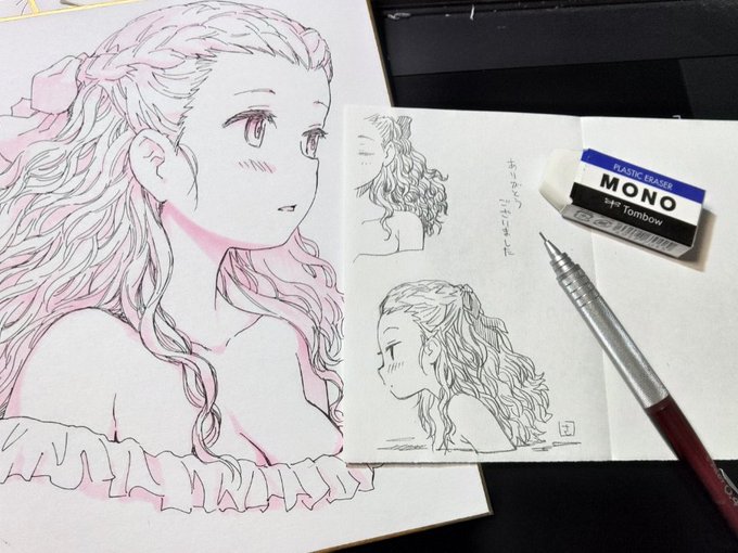 ミニ色紙にはオマケらくがきつきます 