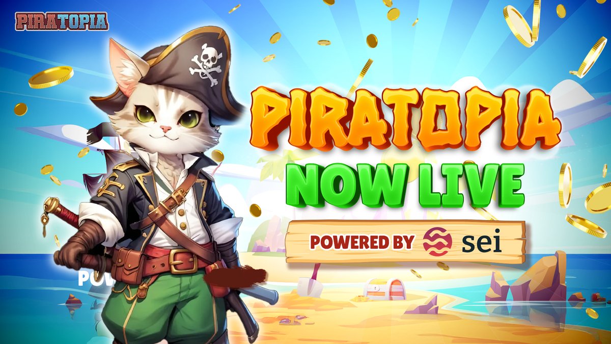 [FREE MINT] Giveaway 10 wls game Piratopia bên Sei Network

Đây là dự án game trên Telegram được hỗ trợ bởi Sei Foundation, NFT có 6666 Captain Badge và freemint (mình nghĩ mint xong giá ~30$-50$/NFT).

Step 1: follow <a href="/Gamefinity_CM/">Gamefinity 🎮</a> , <a href="/thepiratopia/">Piratopia</a>

Step 2: ❤️+repost

Step