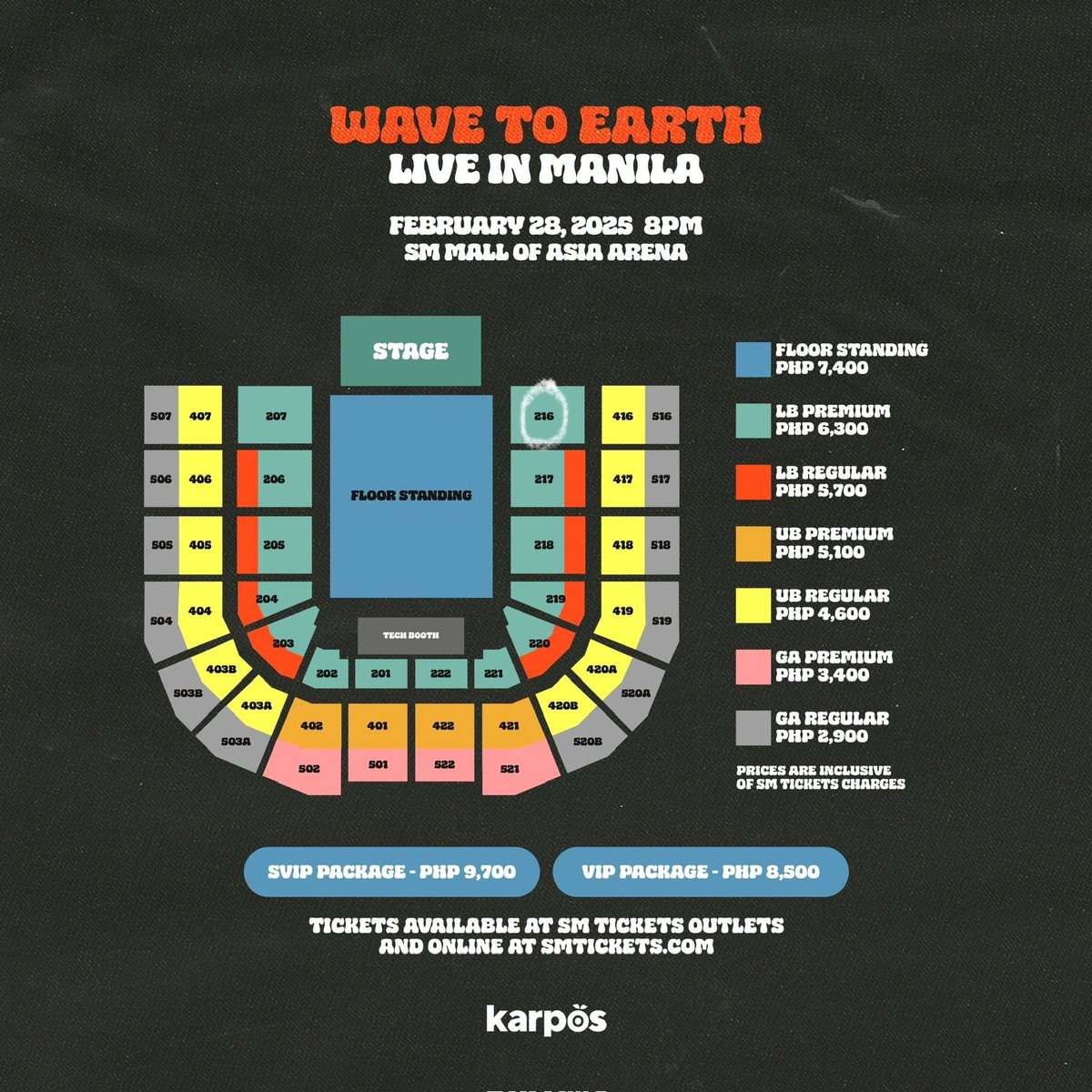 kvslab's tweet photo. wts lfb ufs w2e

wave to earth 0.03 world tour in manila

☁️ selling for P6,300
☁️ lower box premium (LB216 B7)
☁️ physical tix not yet claimed (we can claim tgt)
☁️ mop: bpi bank transfer
☁️ payment upon meet up
☁️ can meet up at sm aura

#WaveToEarthInManila #wavetoearth https://t.co/jQVsRVA4wQ
