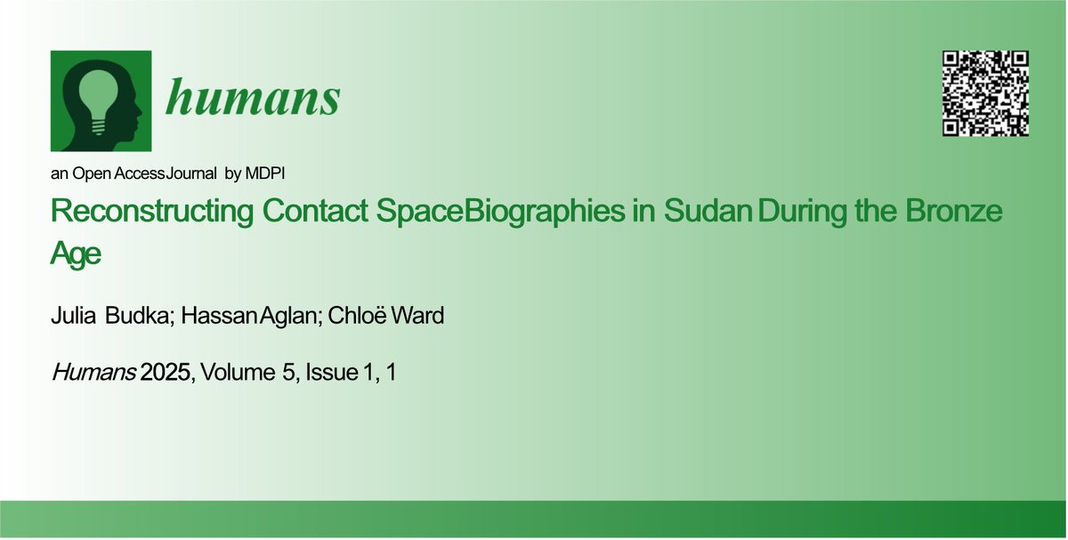 What new insights can be gained by applying the concept of Contact Space Biographies to the Middle Nile, Sudan, during the Bronze Age? check out our recent article @DiverseNile <a href="/MDPIOpenAccess/">MDPI</a> doi.org/10.3390/humans…