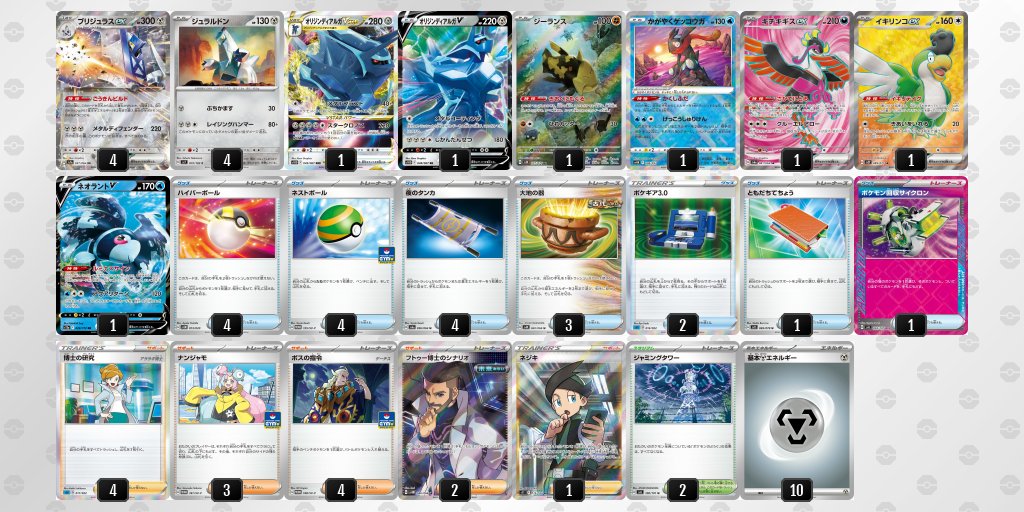pokeca_book's tweet photo. シティリーグ12/28【土】
BOOKOFF 307号枚方池之宮店大阪

優勝　ガケガニ
準優勝　ブリジュラス
3位　サーナイト
3位　サーナイト
https://t.co/PuJQBHIdli

🔗12/28【土】ベスト16デッキまとめ https://t.co/DaLylTWzxr https://t.co/NmxysSBybA