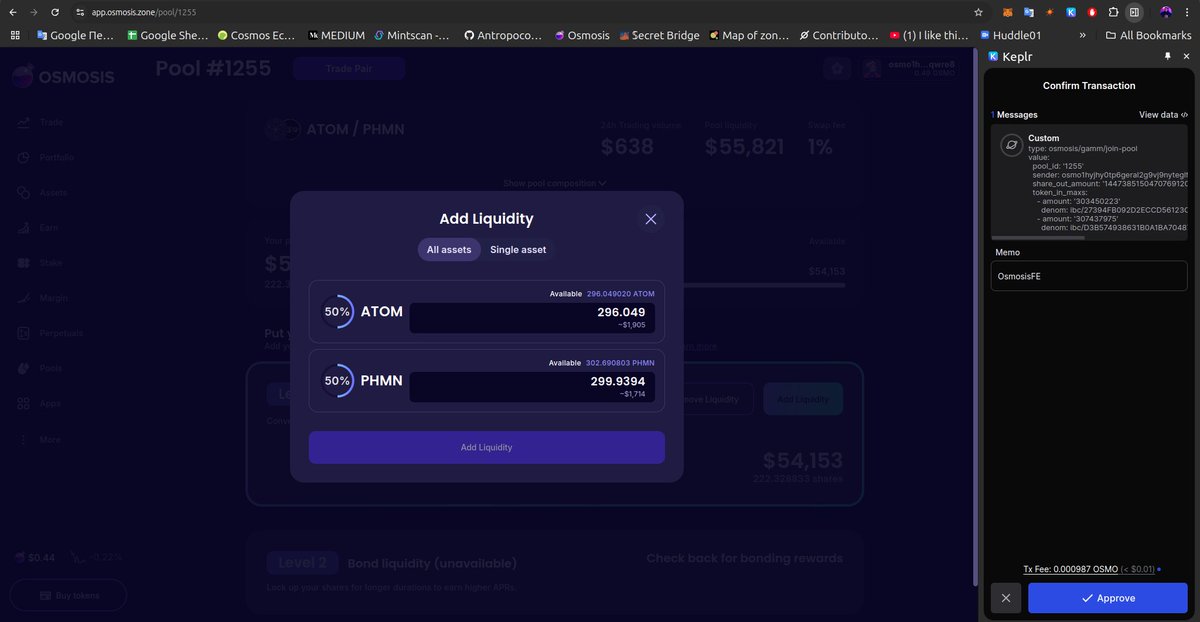 POSTHUMAN_DVS's tweet photo. 20% of income is added into ATOM/PHMN liquidity pool https://t.co/7nmcNoXt30