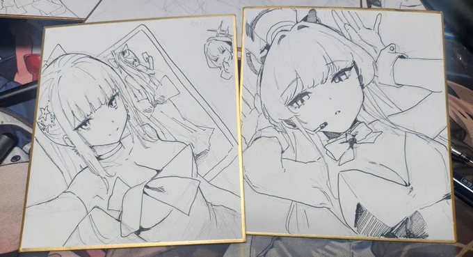 とりあえず今できてる所まで公開
ユズとヒビキが高額
トキ、サオリがミニ
ノノミ、ナギサ(制作中)が通常
予定です 