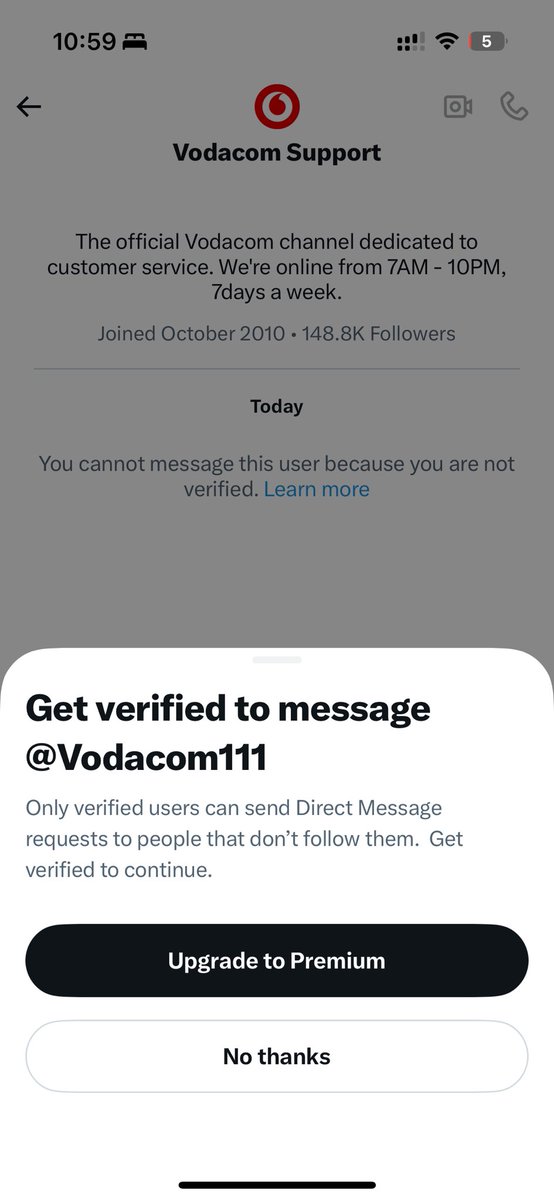 sandilematimba's tweet photo. @Vodacom111 I’m not verified to DM https://t.co/JGrpSYKmHq