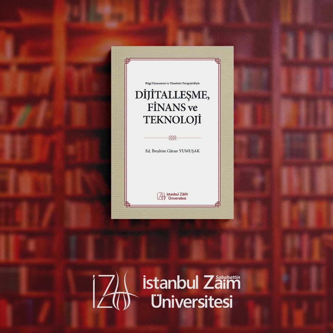Bu haftanın kitabı İZÜ İşletme ve Yönetim Bilimleri Fakültesi Dekanı Prof. Dr. İbrahim Güran Yumuşak tarafından derlenen "Dijitalleşme, Finans ve Teknoloji" adını taşıyor.

Kitaba erişmek için 👉 izu.edu.tr/docs/default-s…