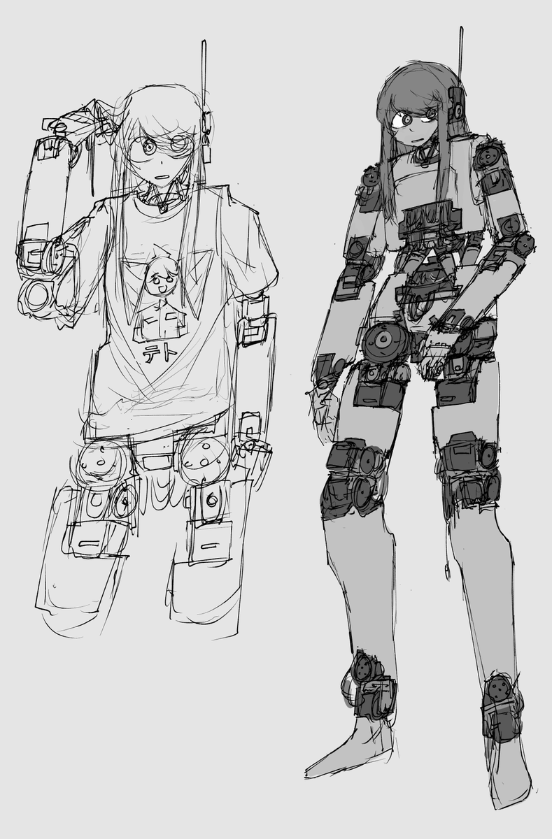 amateur engineering project girl. she was made in 2 days of crunch