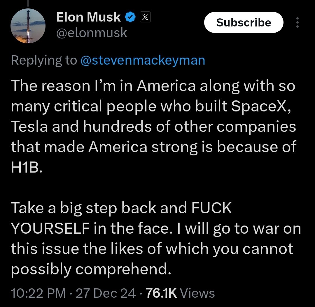 He's officially snapped