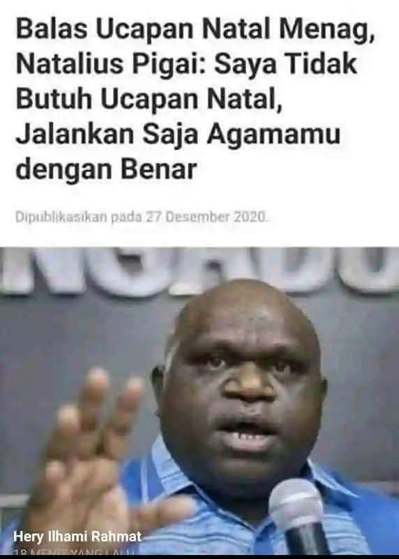 Joosss pakk 👍👍👍
Cuma muslim yang bodoh saja yang baperan mau mengucapkan selamat... Padahal mereka juga tidak butuh itu..
#pahamYoo