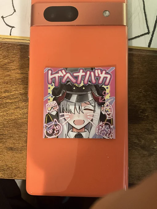 ステッカーのサイズはこのくらいです!
色紙は製作中! 
