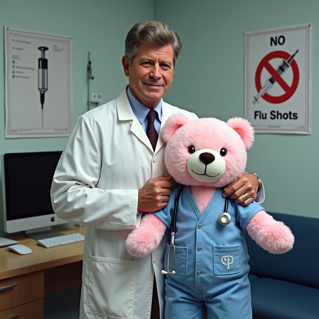 gotellcom's tweet image. #pinkycoinsolana
Dr. Pinky reminds us that flu season is here and advises against getting the shot💉. Instead, he suggests taking Senator Robert Kennedy’s advice and boosting your immune system with vitamin C and other immune-boosting foods. Stay tuned for more health tips❤️‍🩹,…