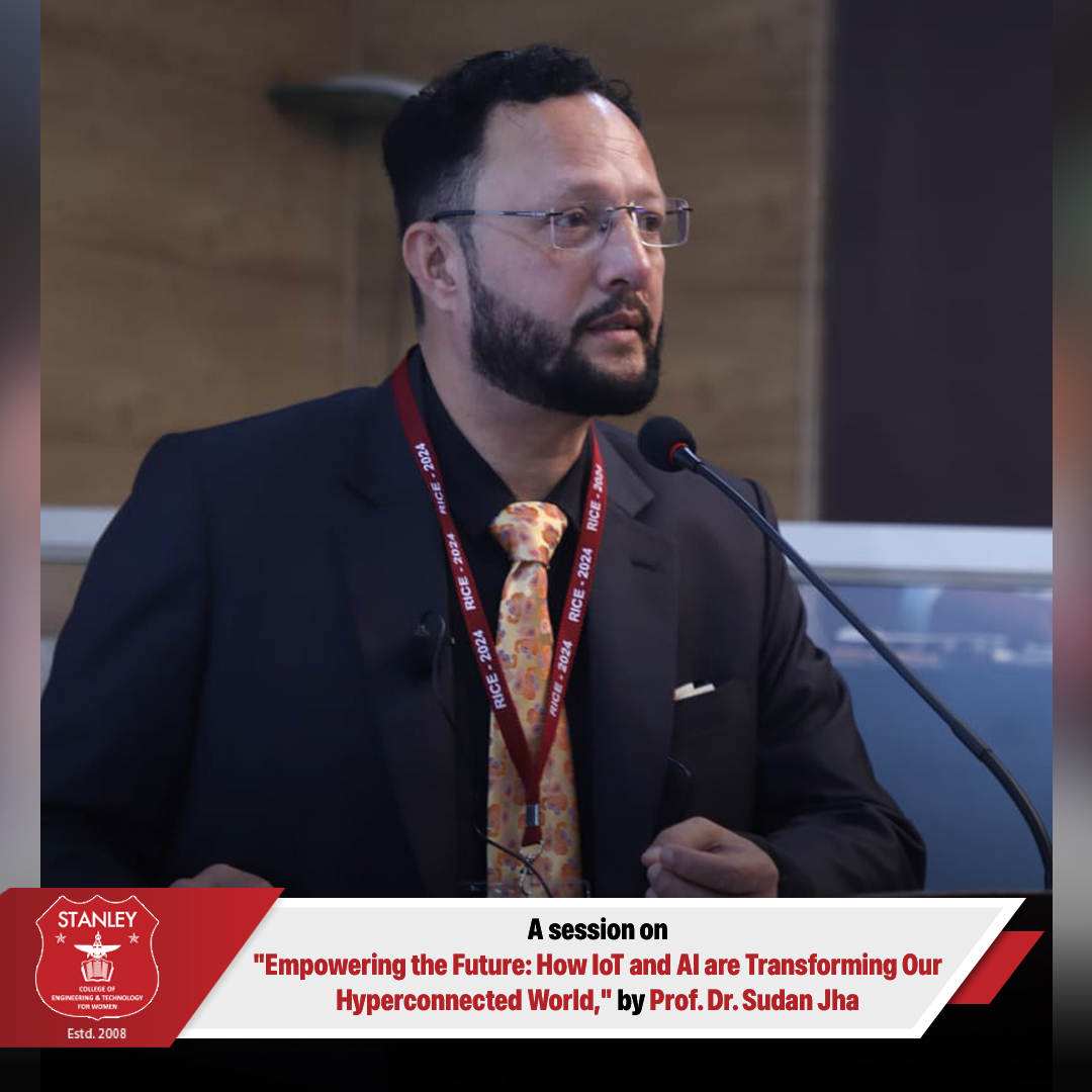 stanleywomensc1's tweet photo. Thought-Provoking Keynote at #RICE2024
We were honored to #Host Prof. #DrSudanJha from Kathmandu University, Nepal, for a captivating #KeynoteTalk. The #Session, #EmpoweringtheFuture: How #IoT & #AI are Transforming Our #HyperconnectedWorld.
#StanleyCollege #EmpoweringTheFuture https://t.co/pRWsVnVQzp