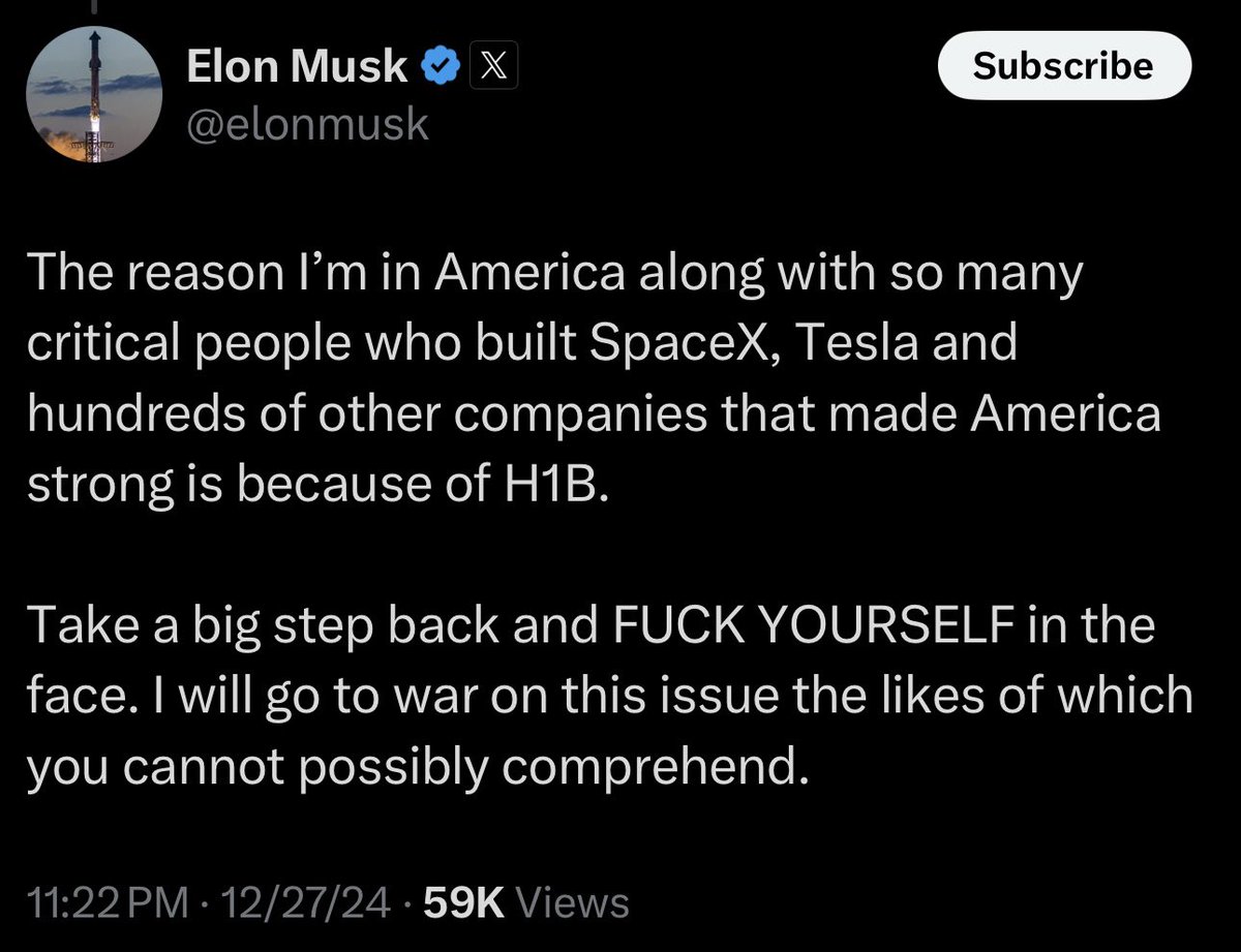 acnewsitics's tweet photo. President Elon is speaking to you, MAGAs! 😂 https://t.co/jUQLSRSbLI