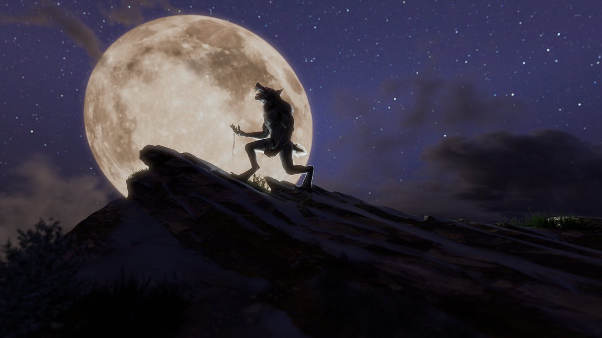 Here's a Dogman shot! 3D render made in blender!