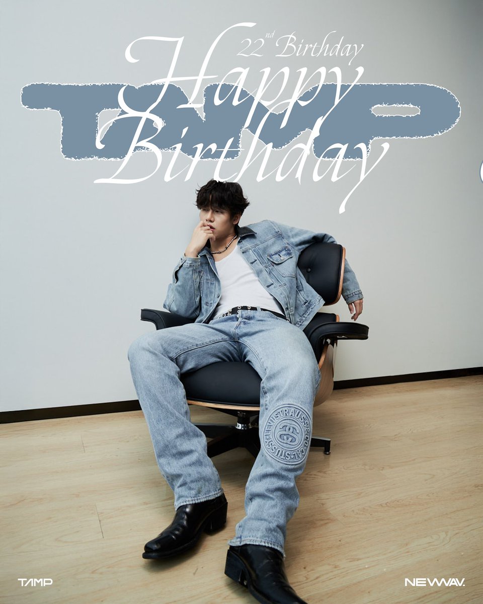 Happy Birthday <a href="/tampyy_/">TAMP</a> 💙🎂

#HappyBirthday_TAMP
#Birthday22YEARwith_TAMP
#TAMP #NEWWAVEntertainment