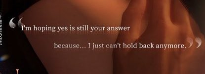 LUCIFIERrrrs's tweet photo. "I'm hoping yes is still your answer because... I just can't hold back anymore."

This line.. In CN is 
“没想听你的答案。因为……我停不下来。”
“ I don’t want to listen to your answer, because… I can’t stop.” https://t.co/zPpVjvUwCy