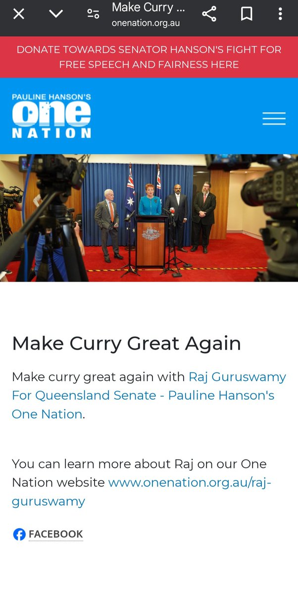 ON post from 2022 when they were ran an Indian senate candidate.
At least Raj could speak English, advocated for One Nation policies, and didn't have a history parroting immigration like <a href="/ParminderManj/">parminder singh manj</a> 

Even the greens wouldn't take Parminder. Basic communication skills required