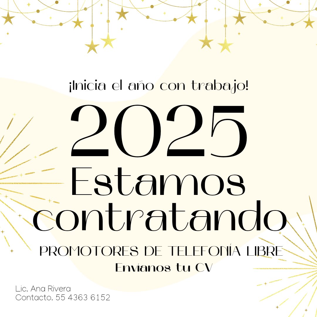 vacantestr's tweet photo. ¡Estamos en búsqueda de vendedores de telefonía!
PAGO SEMANAL + COMISIONES HASTA DE $20,000
Envíanos tu CV o solicitud de empleo
https://t.co/5cBRaIrC4N
https://t.co/DVcjV5q1zk
#vacantes2024 #promotoria #VacantesDisponibles #promotores #VacantesDeEmpleo #empleo https://t.co/q9mx8RFOQe